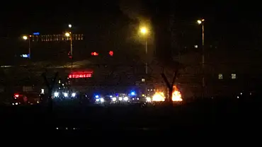 Van Ferit Melen Havalimanı'nda yangın tatbikatı