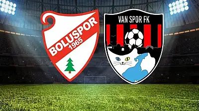 Boluspor, Vanspor maçının ilk onbirleri belli oldu