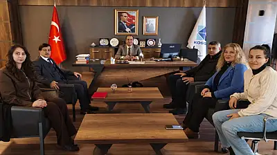 Çalım'dan, KOSGEB İl Müdürü Yörük'e anlamlı ziyaret