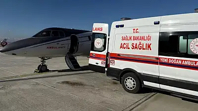 Kalp hastası bebek uçak ambulansla İstanbul'a sevk edildi