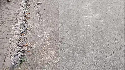 Okul yıkımı tepki çekti: Asfalt ve kaldırımlar tahrip edildi