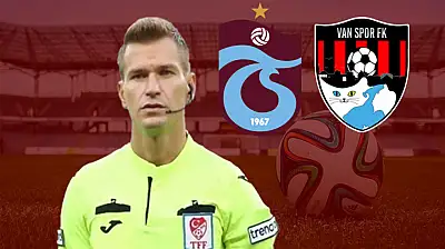 Trabzonspor, Vanspor kupa maçının hakemi belli oldu
