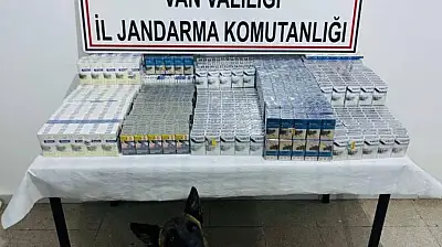 Van'da 3 bin 75 paket kaçak sigara ele geçirildi