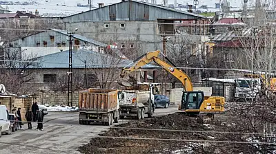 Van'da alternatif yol çalışmaları sürüyor