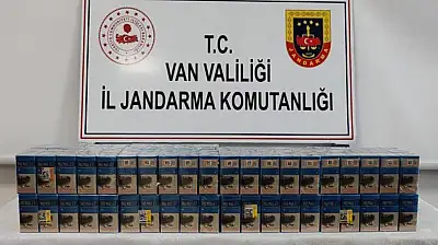 Van'da kaçak sigara ele geçirildi