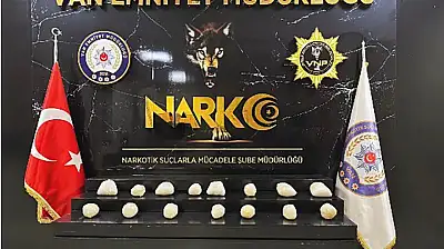 Van'da kilolarca uyuşturucu ele geçirildi