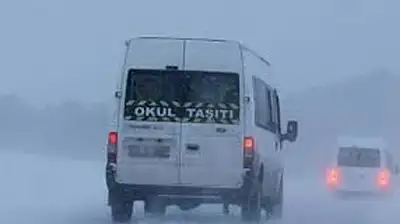 Van'da taşımalı eğitime ara verildi