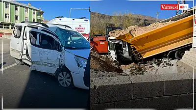 Van'da trafik kazası! Yaralılar var...