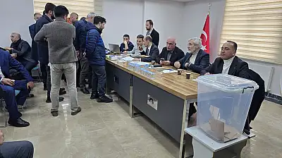 Van OSB Başkanlığı seçiminde oy sayımı başladı