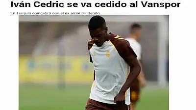 Vanspor'un transferi uluslararası basında yer aldı