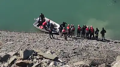 Zernek Barajı'na araç uçtu: 2 ölü