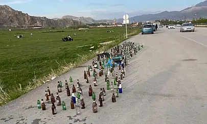 Alkol şişeleri tarihi gölgede bıraktı