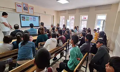 Babacan Ortaokulu'nda TÜBİTAK söyleşisi
