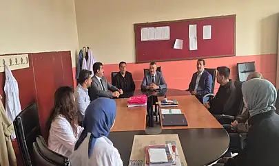 Erciş İlçe Millî Eğitim Müdürü Zorlu'dan okul ziyareti