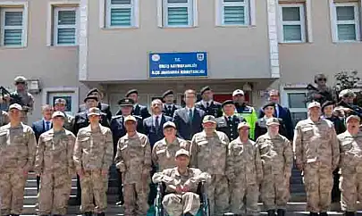 Erciş'te temsili askerlik töreni düzenlendi