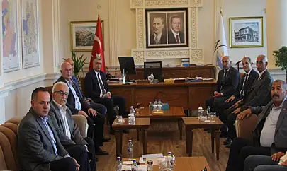 Güngöralp'ten Genel Sekreter Akhan'a hayırlı olsun ziyareti