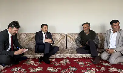 Kaymakam Bulut'tan hane ziyareti