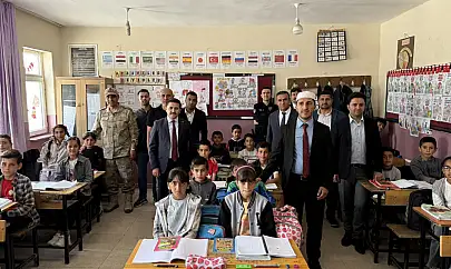 Kaymakam Rahmi Bulut'tan eğitime destek ziyareti