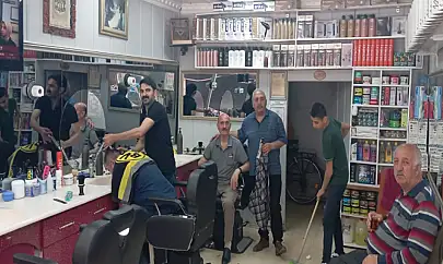 Kurban Bayramı öncesi berberlerde yoğun mesai