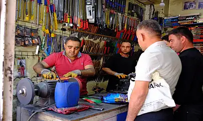 Kurban Bayramı öncesi bıçakçılarda yoğunluk arttı