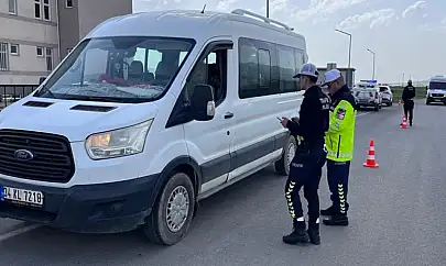 Muradiye'de okul servislerine sıkı denetim