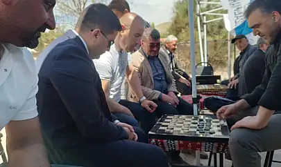 Özalp'te 'Dama Turnuvası' başladı