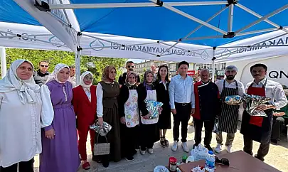 Özalp'te kursiyerler arasında yemek yarışması yapıldı