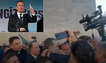 Özgür Özel'e fiziki saldırı