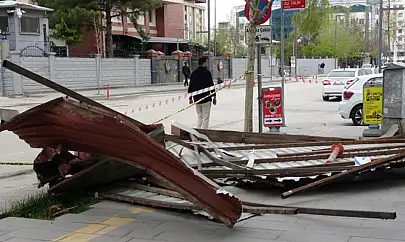Van'da fırtına hayatı olumsuz etkiledi