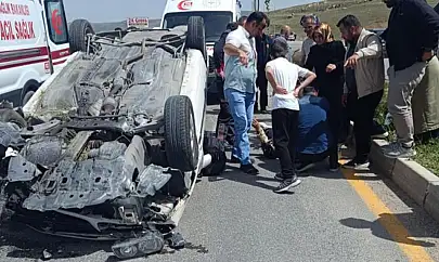 Van'da trafik kazası