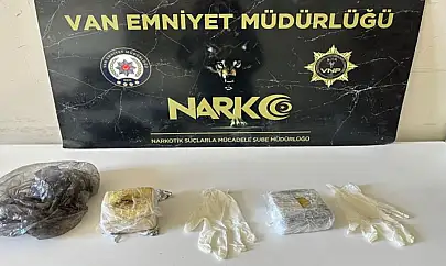 Van'da uyuşturucu ele geçirildi