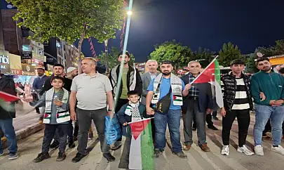 Vanlılar Filistinliler için yürüdü