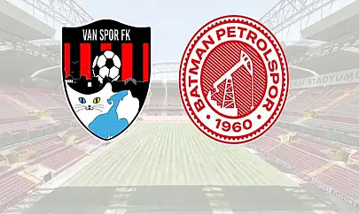 Vanspor, Batman Petrolspor maçının ilk onbiri belli oldu