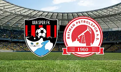 Vanspor, Batmanspor maçını canlı izle
