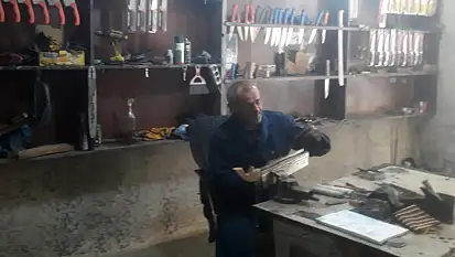 Bayramın gelmesiyle bıçak bileyicilerinde hareketlilik başladı