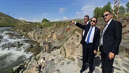 Kaymakam Aydoğan, Balık Bendi'nde incelemelerde bulundu