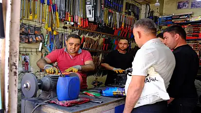 Kurban Bayramı öncesi bıçakçılarda yoğunluk arttı