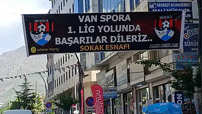 Tebessüm ettiren Vanspor pankartı