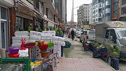 Van'da kaldırım işgalleri bitsin artık