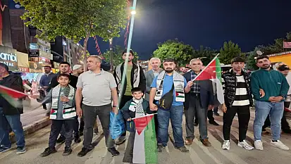 Vanlılar Filistinliler için yürüdü