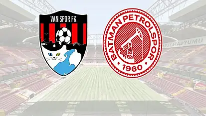 Vanspor, Batman Petrolspor maçının ilk onbiri belli oldu