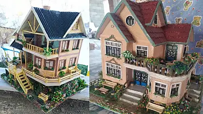 Atıklarla sanata, sanatla umuda: Aziz Harmancı engelleri aşıyor