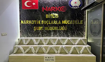 Bitlis'te narkotik operasyonu