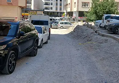 Alternatif yol tamamlanmayınca otoparka dönüştü