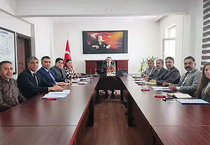 Çaldıran'da spor, kültür ve sanat çalışmaları masaya yatırıldı