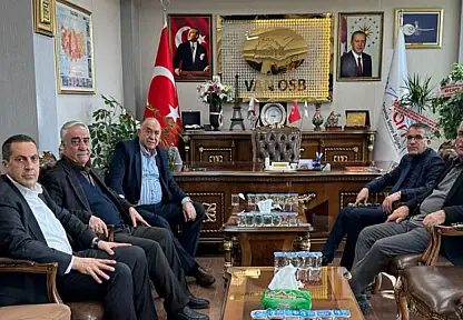 TES-İŞ'ten Van OSB Başkanı Aslan'a hayırlı olsun ziyareti