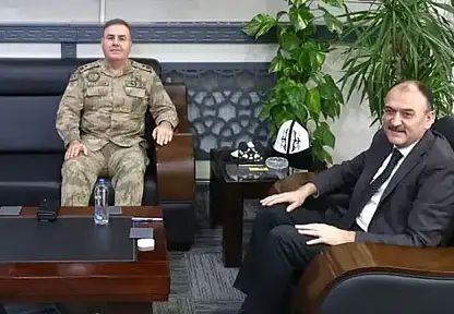 Tuğgeneral Avkıran'dan Milli Eğitim Müdürü Çandıroğlu'na ziyaret