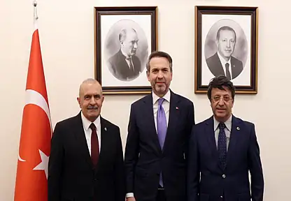 Türkmenoğlu ve Kayatürk'ten Bakan Bayraktar'a ziyaret