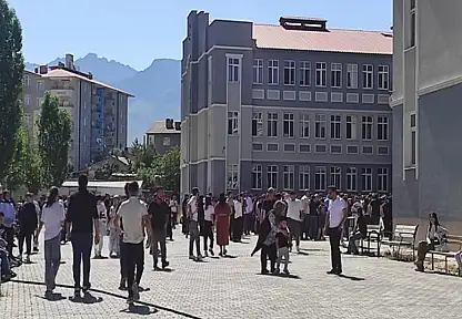 Van'da LGS heyecanı başladı