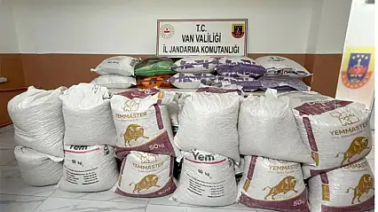 Van'da kaçak gıda malzemesi ele geçirildi